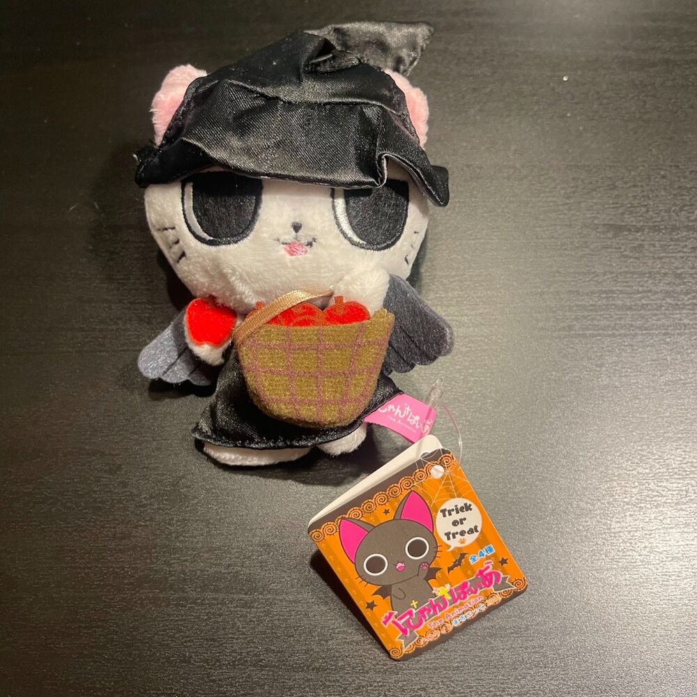 The Gothic World Of Nyanpire Cyacyamaru GLAD Mascot Plush Halloween Stuffed